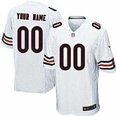 Customized Men Chicago Bears White Team Color Nike Game Stitched Jersey,baseball caps,new era cap wholesale,wholesale hats